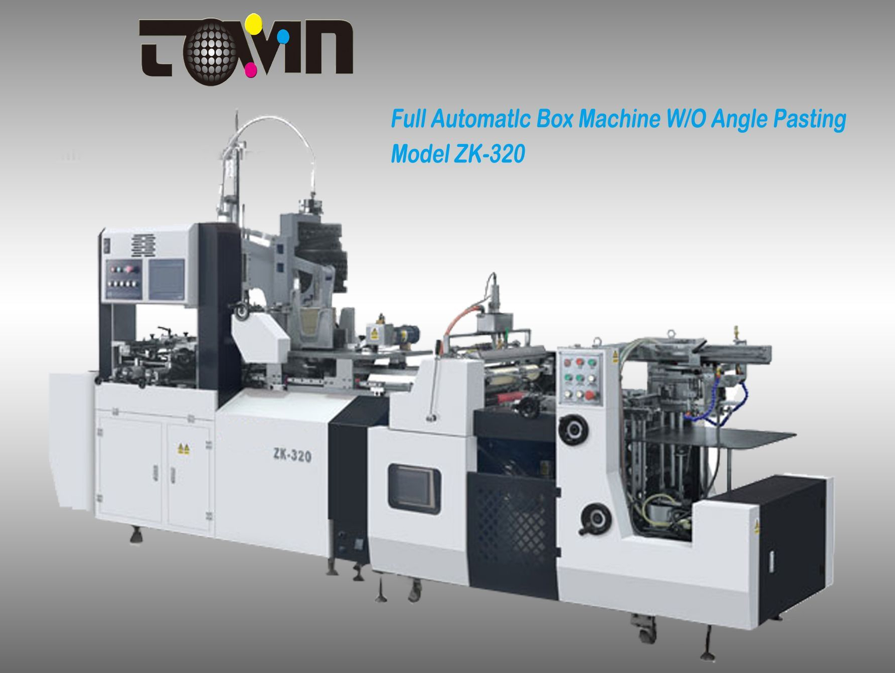 ZK-320 Full Automatlc Box Machine W/O Angle Pasting